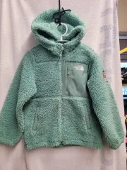 THE NORTH FACE ザノースフェイス フード ボア フリース ジップアップ キッズ 140 9 10歳