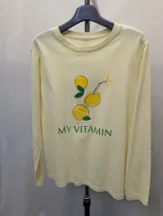 22 BANG BANG レモン プリンティング 長袖 Tシャツ 90