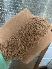 マフラー ピンクベージュ