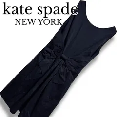 kate spade new york ケイトスペードニューヨーク ブラック レディース ワンピース ロングワンピース ノースリーブ リボン サイズ0 Sサイズ相当 001370H