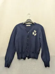 78 グリシコ ネイビー色 カーディガン S