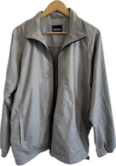 Z1713 【美品】UNIQLOユニクロ　オールドユニクロ　ジャンパー　アウター　グレー　メンズ　Lサイズ