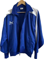 Z1713 【美品】Pumaプーマ　ジャージ　トップス　ブルー　メンズ　98-6サイズ