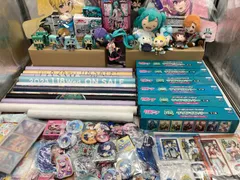 【大量まとめ】初音ミク プロジェクトセカイ ボーカロイド グッズ 約4.2kg フィギュア/缶バッジ/ぬいぐるみ/ポスター 他 KAITO プロセカ