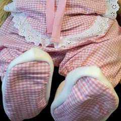 #指圧　#義足カバー　お問い合わせください。専用キャンセルされました。エツミントさま特注品　No.MON-1252　モンコス2L　特注フットカバー　#モンチッチ2Lに似合う服　琥珀堂　20260112-04