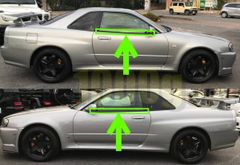 日産スカイラインGT-R BNR34 ニスモZ-tuneプロトストライプセット 