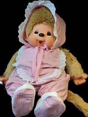 再販致します！　お問い合わせください。　専用キャンセルされました。リクエスト品　おまとめ　No.MON-1251と1252　モンコス2L　ナイトウエア　特注フットカバー　#モンチッチ2Lぬいぐるみに似合う服　琥珀堂　20260112-05