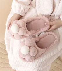 スリッパ ピンク もこもこ ふわふわ 超可愛い ファー  あったか 防寒 滑り止め付き 室内用 レディース 癒し系 プレゼント 冬