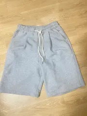 メンズ ハーフパンツ グレー L