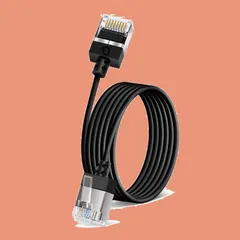 550Mhzケーブル、対応 PC、ルーター、PS4、PS5用（ブラック） 高速10Gbps ギガビット、 LANケーブル Cat6a RJ45 柔軟 、超スリム 極細タイプ 3M、 イーサネットケーブル Cat6 細い