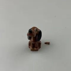 【ジャンク】陶器 ミニチュア 犬 2.5cm オブジェ