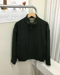 バーバリー ロゴ ウール ハリントン ジャケット