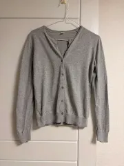 ユニクロ グレー カーディガン ニット