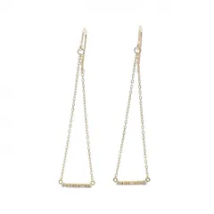 4゜C ダイヤモンド ピアス