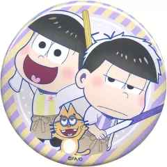 【中古】バッジ・ピンズ(キャラクター) 一松＆十四松 「おそ松さん×CHURRO*STAR 第1弾 トレーディングSD缶バッジ」
