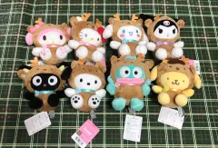 サンリオ 花鹿 キーホルダーセット（ハローキティ、チョコキャット、シナモロール、ポチャッコ、ハンギョドン など）