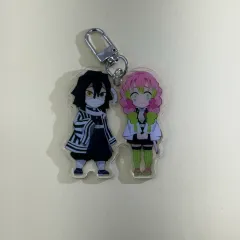 鬼滅の刃 伊黒 小芭内 甘露寺 蜜璃 アクリルキーホルダー