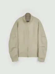 ジップアップ ウール ブルゾン ジャケット