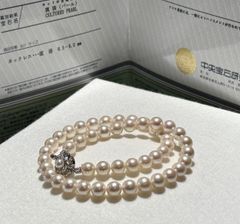 テリ強 美品 ラリエット型あこや真珠ネックレス 7.0-7.4mm 50cm - メルカリ