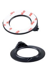 Kijima Motorcycle Parts Adsound Repair Mounting Plate Black (2-Pack) for Helmet Speakers AS-01K Z9-30-201-01