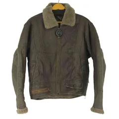 ユーズドフルギ USED古着 シープレザー ムートンジャケット メンズ JPN：XL 