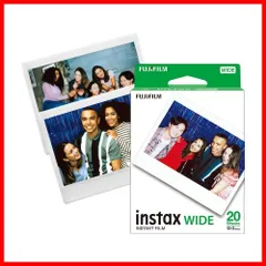 【在庫処分】INSTAX WIDE WIDE K 2パック品(10枚入×2) instax R instax インスタントカラーフィルム 2 富士フイルム