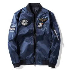 【特価商品】ミリタリージャケット 中綿 ブルゾン 両面着 男女兼用 ジャケット 防風撥水 MA-1 刺繍 ワッペン ナランブ 大きいサイズ [NARANNBU] ジャンパー