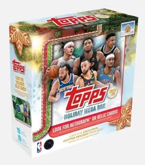 2025 Topps Holiday Basketball Mega Boxトップス ホリデイ バスケットボール メガボックス 公式NBAトレーディングカード [並行輸入品] 