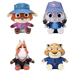 ズートピア２　ぬいぐるみ　全4種コンプリート　ニック　ジュディ　クロウハウザー　ウィンドダンサー市長　マスコット　プライズ