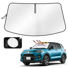 Cartist トヨタ ライズ フロントサンシェード RAIZE サンライン サンセット サンフィア フロントガラス サンシェード シェードカーテン マルチサンシェード A200A A210A H31.11～現行 遮光性 シェード 日よけ 車種専用 UVカット