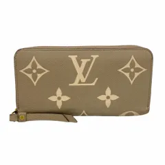 ルイ・ヴィトン(Louis Vuitton) ルイ・ヴィトン 長財布 モノグラム・アンプラント バイカラー ジッピーウォレット M69794 トゥルトレール クレームレディース