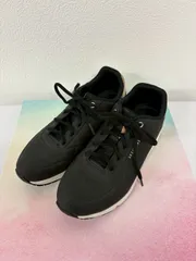 SKECHERS スケッチャーズ エア入り スニーカー ブラック×ゴールド 23.5cm