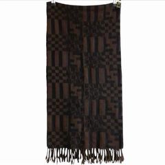 FENDI マフラー ズッカ柄 ストライプ リバーシブル - メルカリ