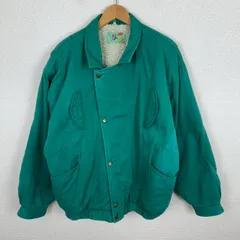 OFFROAD オフロード ジャケット 裏ボア グリーン Lサイズ メンズ 古着 レトロ アメカジ ストリート　ブルゾン