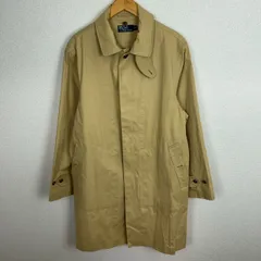 Polo by Ralph Lauren ポロバイラルフローレン ステンカラーコート 無地 ベージュ Lサイズ メンズ 古着 クラシック アメカジ ストリート