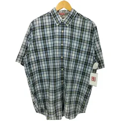 エクストララージ XLARGE チェック柄 ショートスリーブボタンダウンシャツ メンズ import：L 