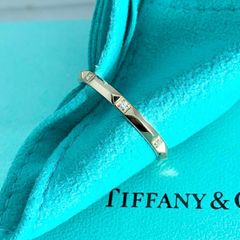 ティファニー オープンハート バイザヤード 2P ダイヤ ブレスレット
