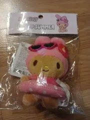 送料無料) OLIVE YOUNG サンリオ タンニング My Melody(マイメロディ) ぬいぐるみ キーホルダー 新品