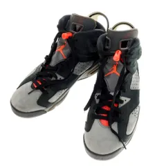 【中古】ナイキ NIKE × PSG AIR JORDAN 6 RETRO スニーカー ブラックxグレー【サイズ29cm】【メンズ】
