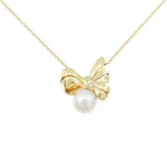 ジュペレ18 K 8.5mm UPアコヤパール スルーピン付き50cmチェーン 