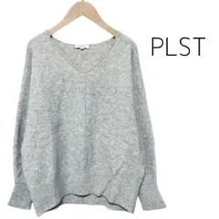 PLST　プラステ　ニット　Ⅴネック　送料込み　M　977184