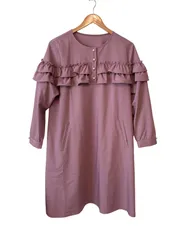 Z1726【美品】QUEENS COURT クイーンズコート　ワンピース　タグ付き　長袖　レディース　ピンク　サイズ5