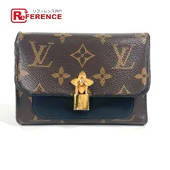 LOUIS VUITTON ルイヴィトン 3つ折り財布 ポルトフォイユ フラワー コンパクト M62578 モノグラムキャンバス ブラウン