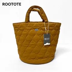 ◼︎新品未使用◼︎【ROOTOTE ルートート】キルティングトートバッグ　キャメル