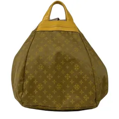 russet(ラシット) リュックサック美品  - オレンジ×イエロー 2WAY レザー