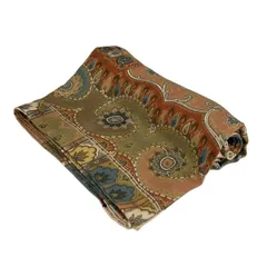 ETRO(エトロ) ストール(ショール)美品  - アイボリー×ブラウン×マルチ ペイズリー柄 ウール、シルク