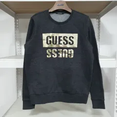 GUESS ゲス チャコール 起毛 スウェット