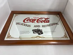 超レア☆美品】コカコーラ パブミラー☆鏡☆Coca-Cola☆ Coca Cola