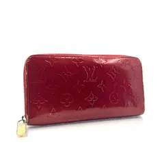 LOUIS VUITTON ルイヴィトン　モノグラムヴェルニ　ポムダムール(レッド系) ジッピーウォレット　ラウンドファスナー　長財布　エナメル　パテントレザー　ゴールド金具　スペイン製　2007年製　レディース　ラグジュアリー　高級　ハイブランド