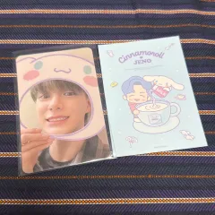 NCT サンリオ ジェノ トレカ B フォトカード + シナモロール リムーバブル ステッカー